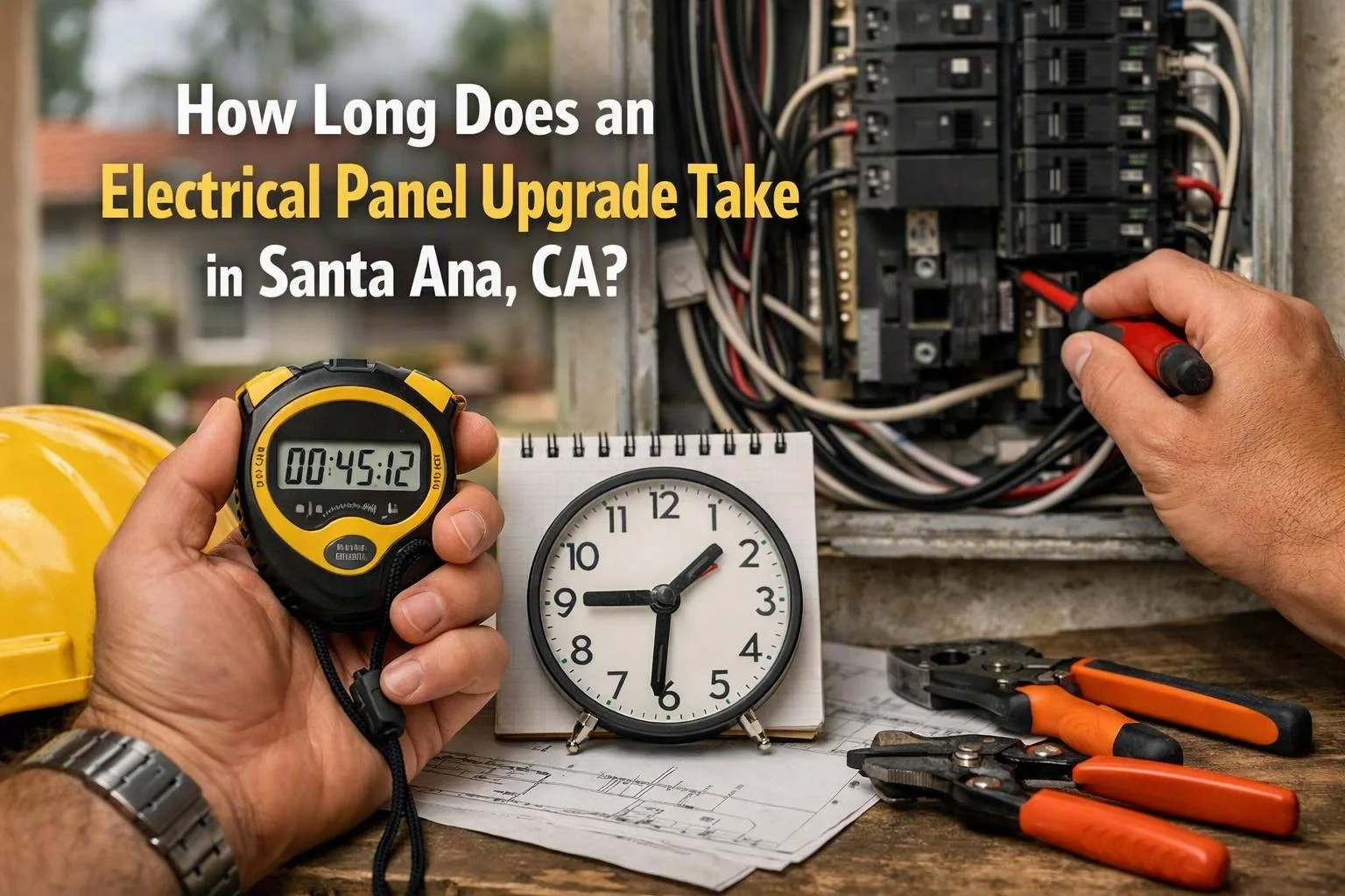 How Long Does an Electrical Panel Upgrade Take in Santa Ana, CA? — How Long Does Electrical Troubleshooting Take? A Santa...