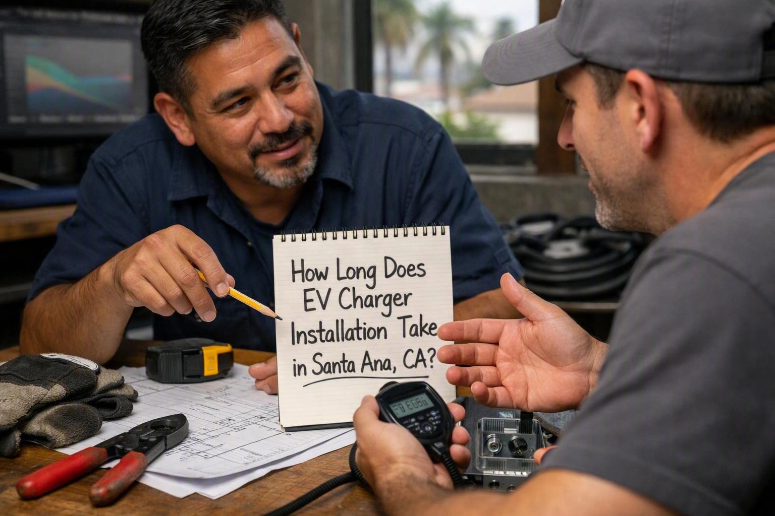 How Long Does EV Charger Installation Take in Santa Ana, CA?