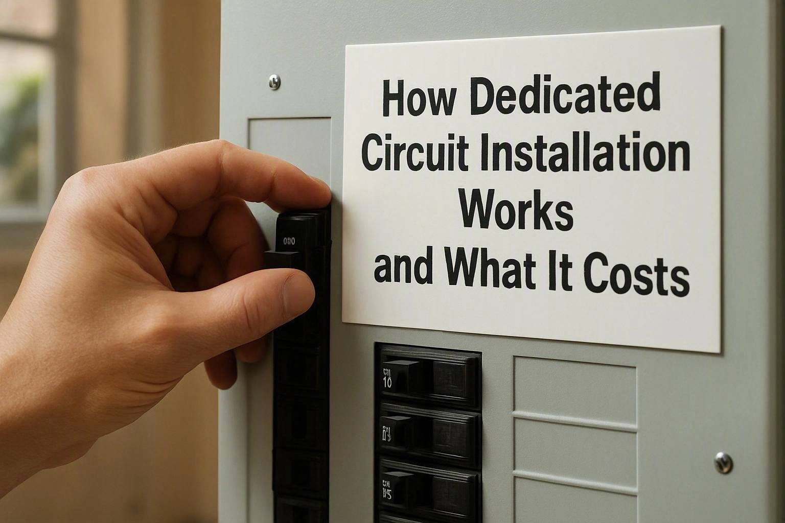 How Dedicated Circuit Installation Works and What It Costs