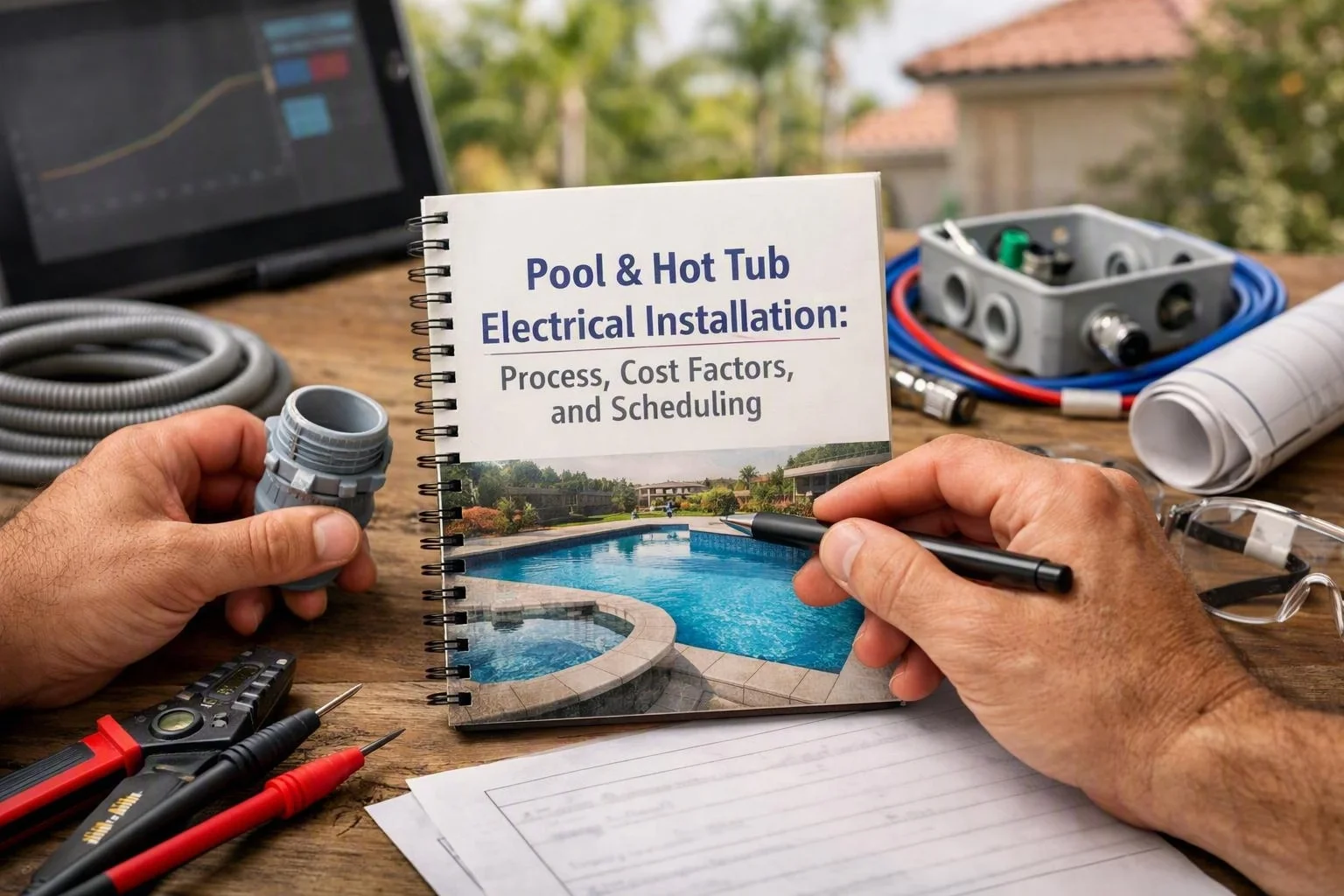 Pool and Hot Tub Electrical Installation: Process, Cost Factors, and Scheduling