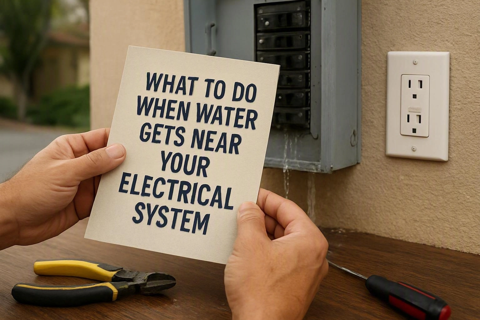 What to Do When Water Gets Near Your Electrical System