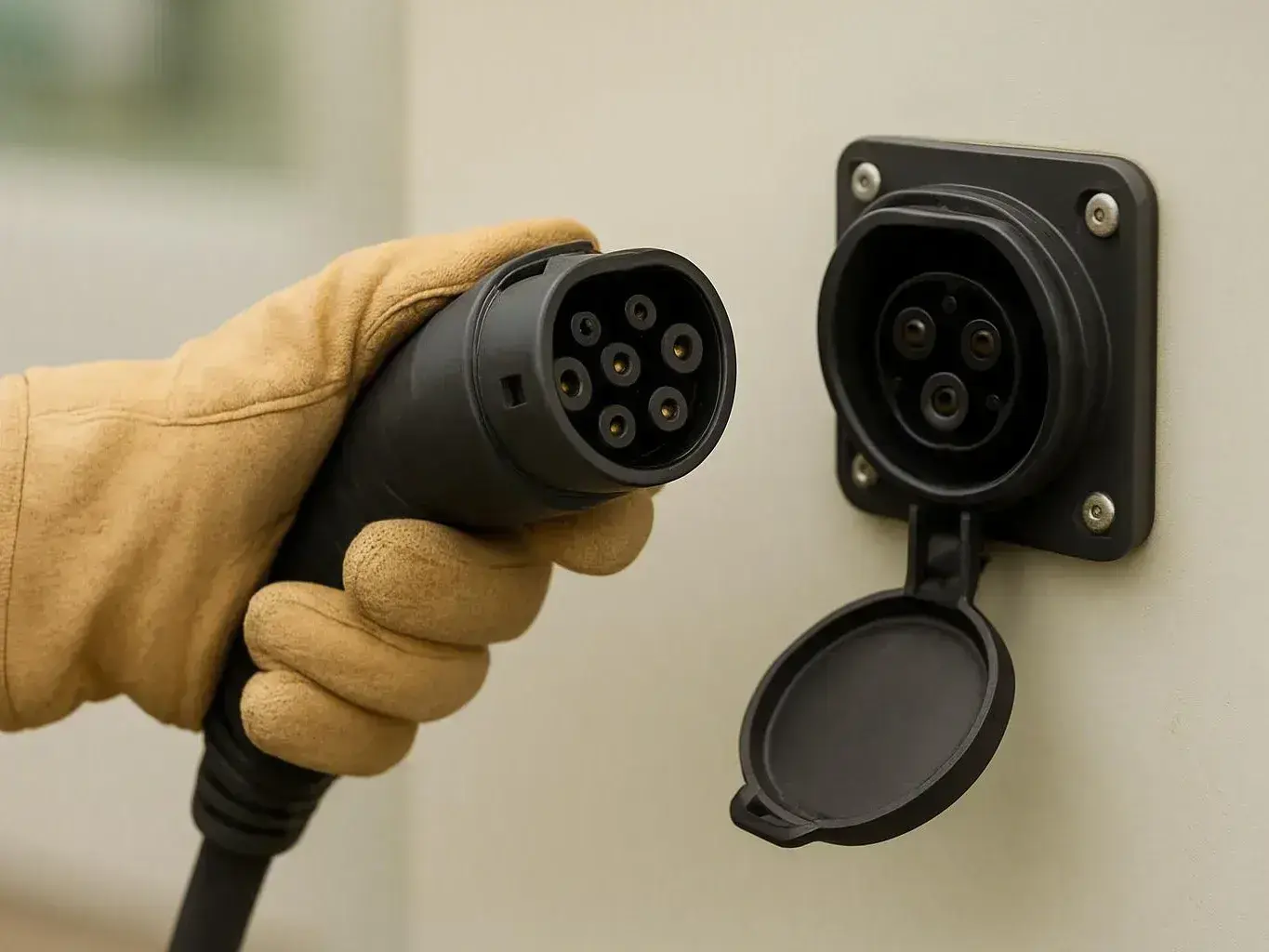 Bidirectional EV charger and vehicle-to-home installation